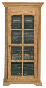 Eagle Furniture Oak Ridge Audio Tower, Chocolate Mousse