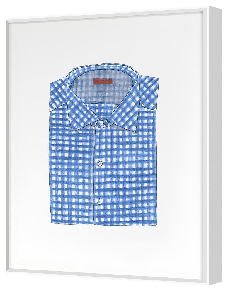 Shirt 3 Fine Art Print, White, 37"x29"