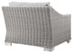 Conway Outdoor Patio Wicker Rattan Left-Arm Chair Light Gray Gray