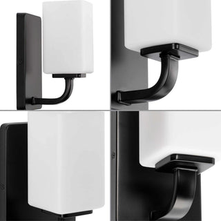 Progress Lighting P300368 Cowan 9" Tall Bathroom Sconce - Matte Black