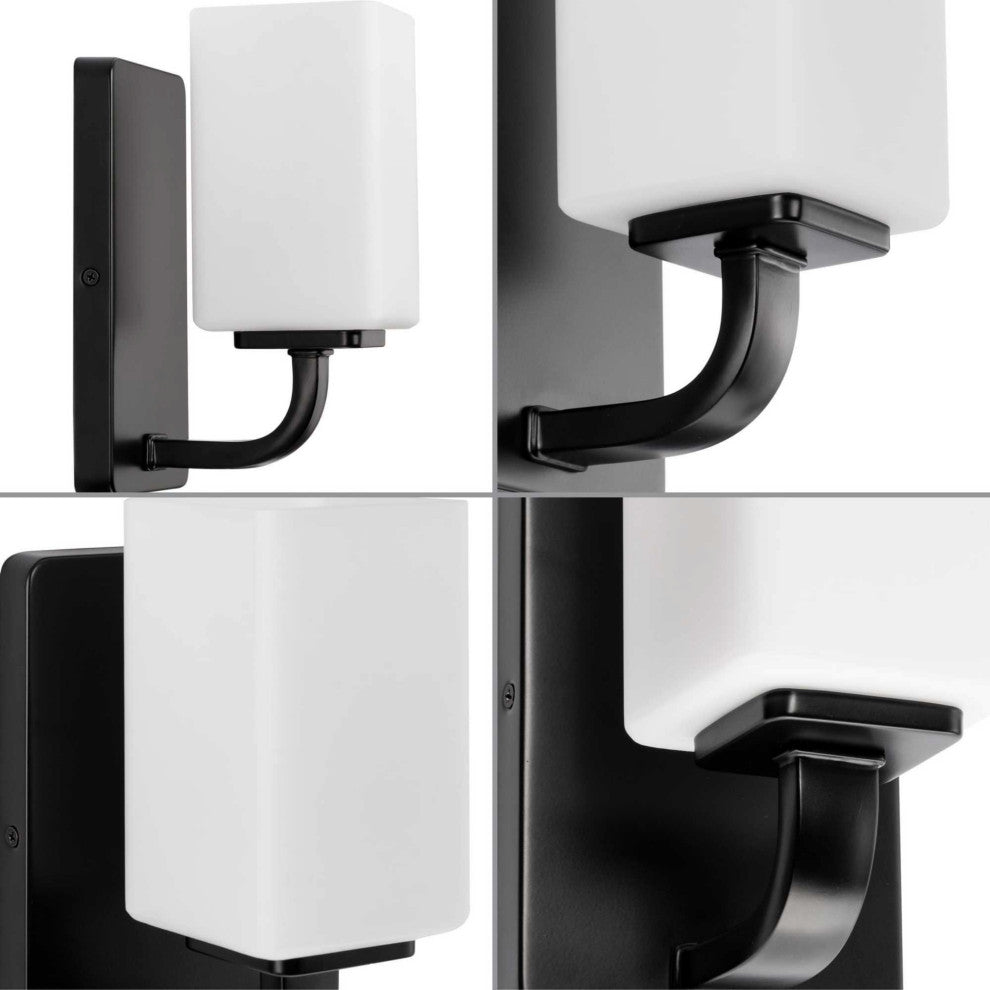 Progress Lighting P300368 Cowan 9" Tall Bathroom Sconce - Matte Black