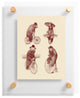 Eric Fan Bears On Bicycles Floating Acrylic Print
