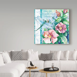 "Natures Dragonfly Days" by Sher Sester, Canvas Art, 18"x18"