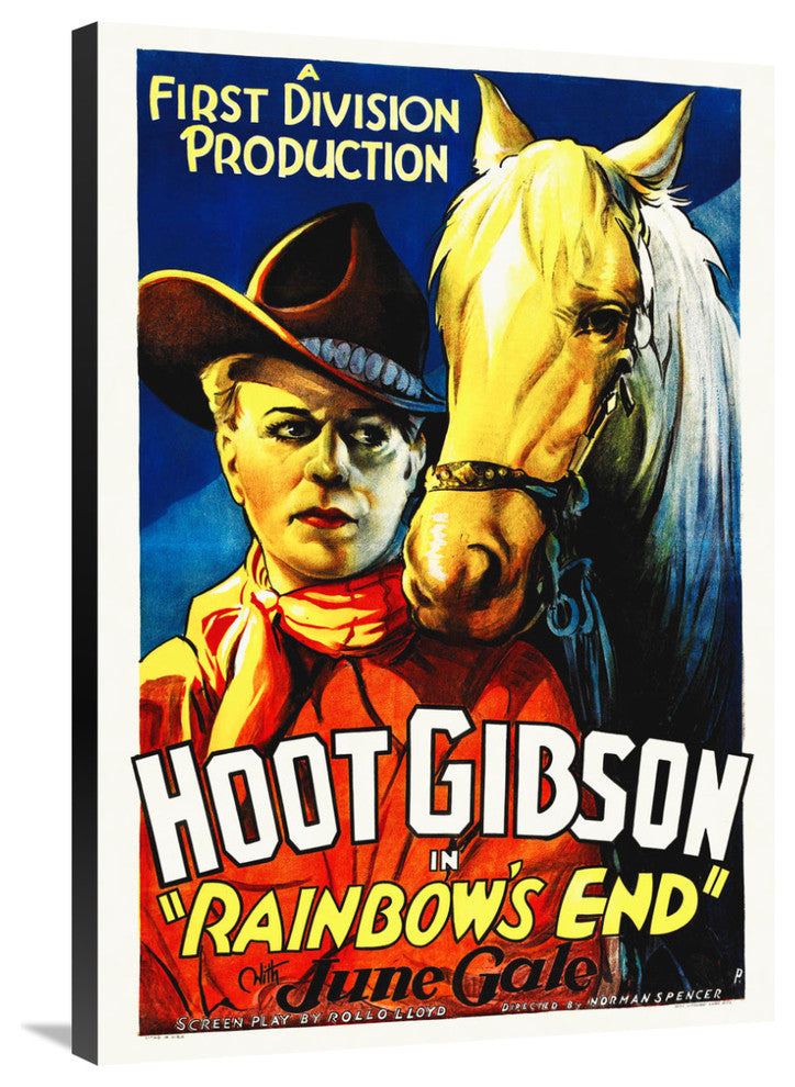 "Hoot Gibson, Rainbow's End" Canvas by Hollywood Photo Archive, 24x36"