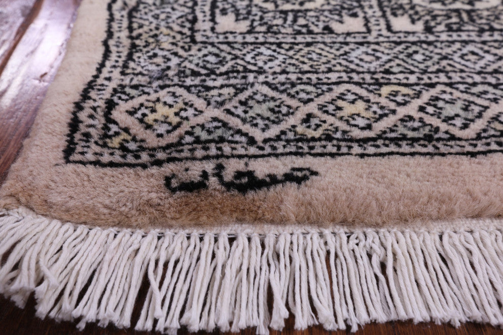 Runner Signed Silky Bokhara Handmade Wool Rug 2' 6" X 12' 1" - Q13779