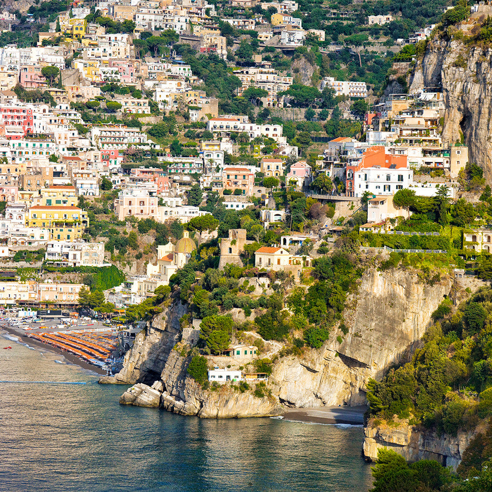 "Cliffside Village Two" Paper, 48"x24"