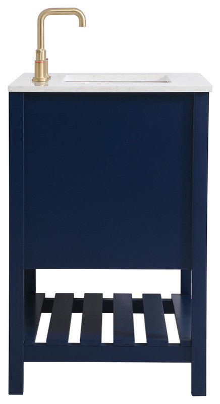 Tucker Blue 30" Single Sink Bathroom Vanity