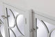 Magnus 72" Mirrored Credenza, White