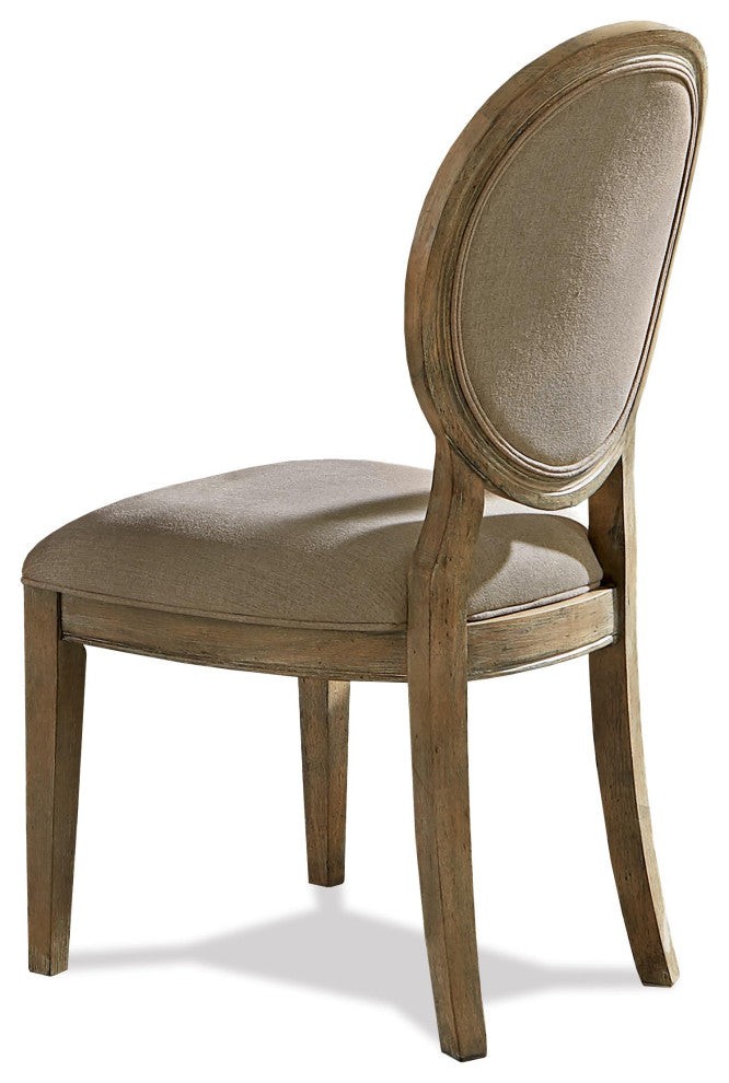 Riverside Furniture Sonora Upholstered Oval Side Chair, Set of 2