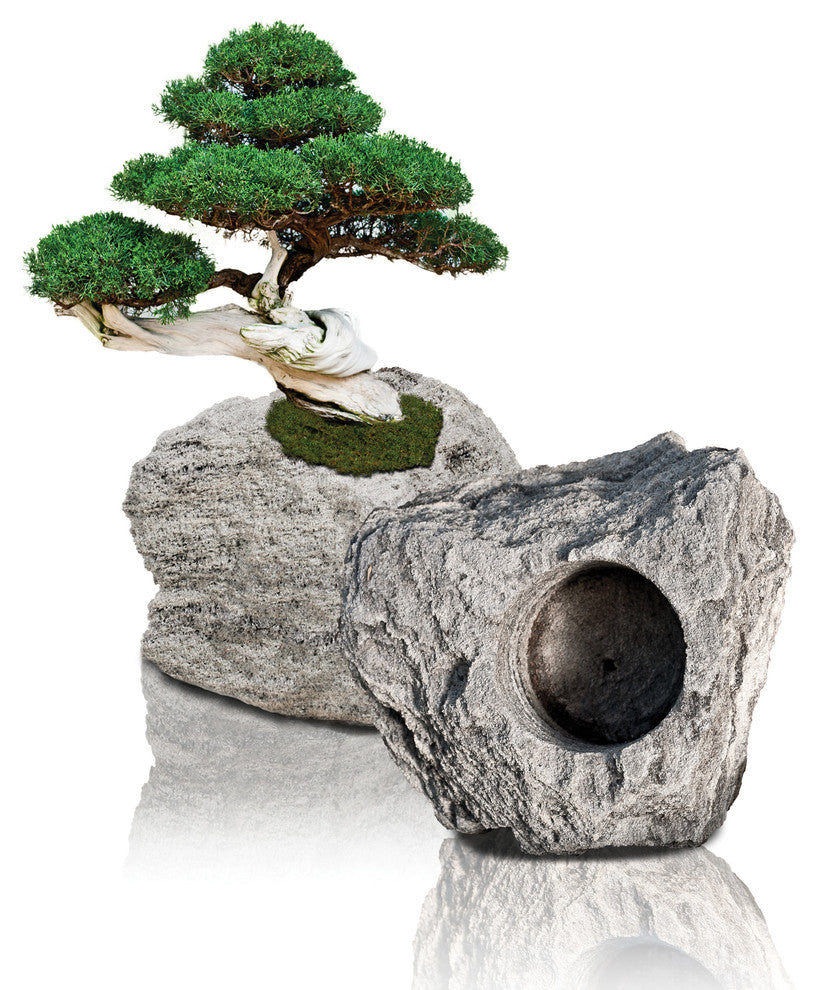 Sierra Artisan One Hole Planter, Silver Gray, Medium