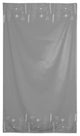 Gray Flowers 58 x 102 Outdoor Tablecloth