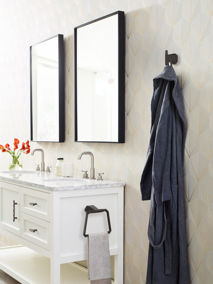 St. Vincent Contemporary Single Robe Hook, Oil Rubbed Bronze