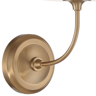 Libby Langdon for Crystorama Sylvan 1 Light Vibrant Gold Wall Mount