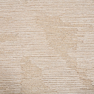 Mexico Abstract Ivory Sand Hand-Hooked Area Rug 5' x 7'6"