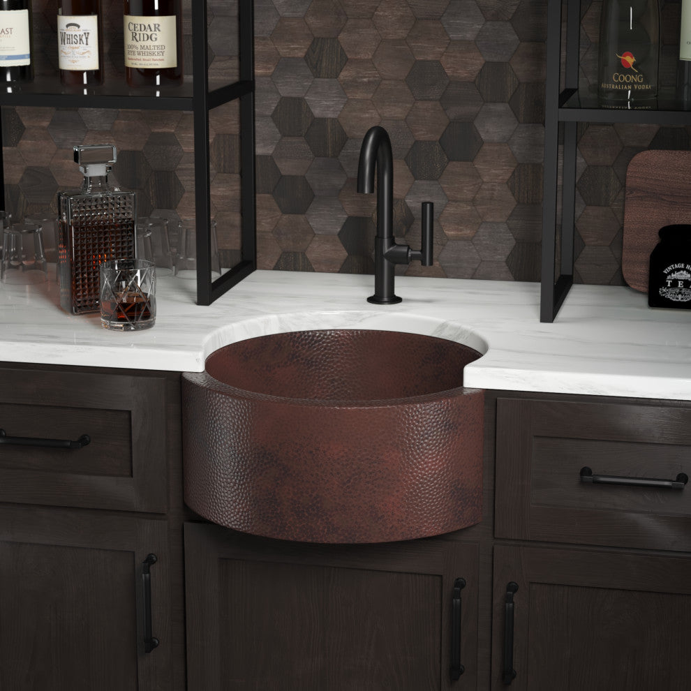 Native Trails CPS14 Fiesta 19" Farmhouse or Undermount Single - Antique Copper