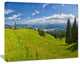 Summer in Ceahlau Mountains, Landscape Canvas Art Print, 20"x12"