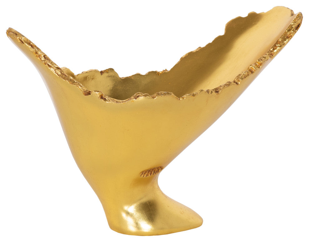 Burled Vase, Gold