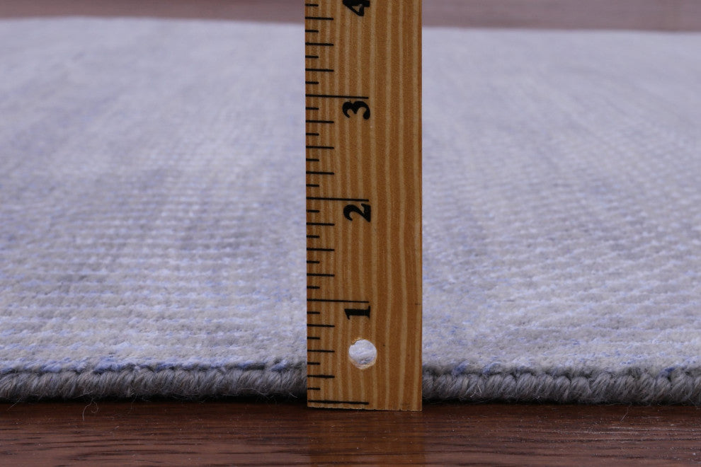 5' 1" X 6' 11" Handmade Savannah Grass Wool and Silk Rug Q11497