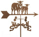 Sheep With Lamb Weathervane With Post Mount