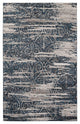 LNC Mat Indoor Distressed Vintage Abstract Area Rug, 8' X 10'