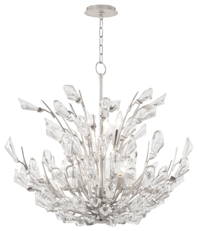Hudson Valley Tulip Nine Light Chandelier 7228-SL