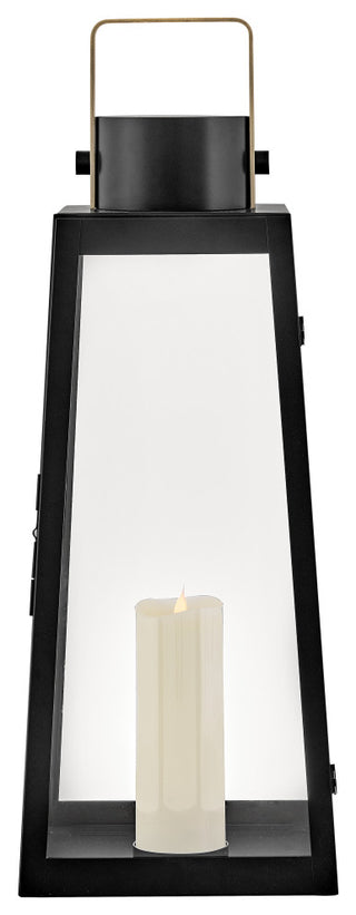 Lark Hugh Large Decorative Lantern, Black