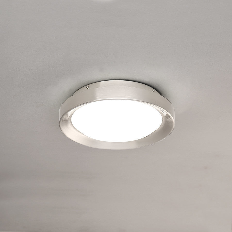 Modern Forms Luma 10" LED Flush Mount in Brushed Nickel