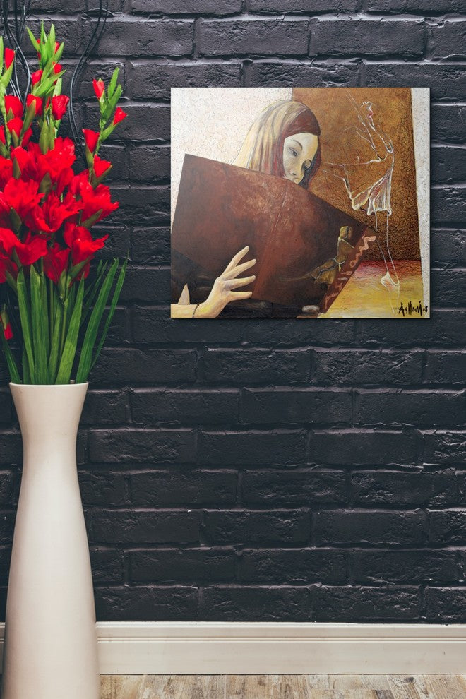 Epic Graffiti "The Viewer" by Samedin Asllani, Giclee Canvas Wall Art, 20"x24"