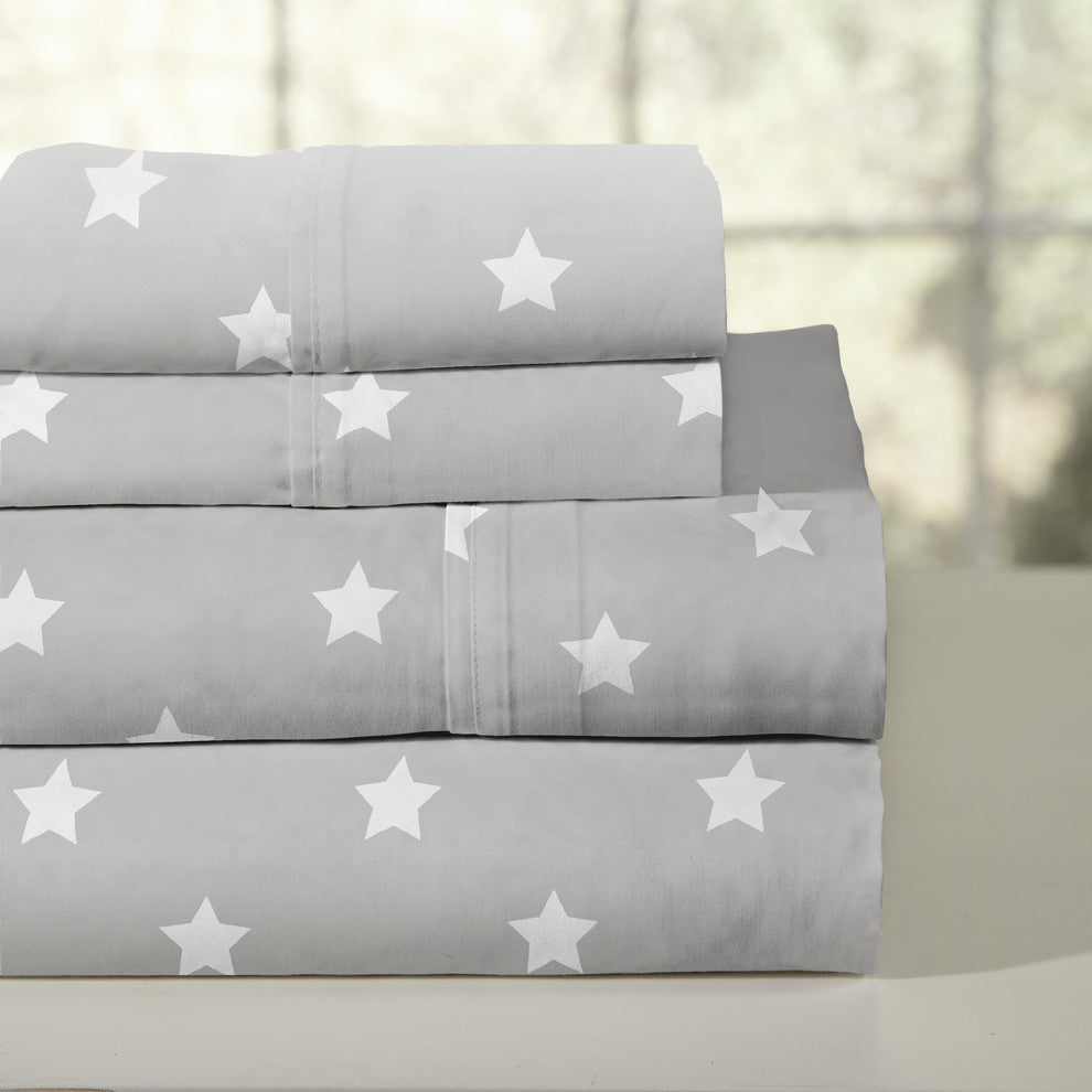 Lullaby Bedding Space Printed Sheet Set, Space Collection, Twin XL