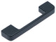 Utopia Alley Zinc Cabinet Pull, 3.75"/5.0" Center to Center, Matt Black, 3.75", 1 Pack
