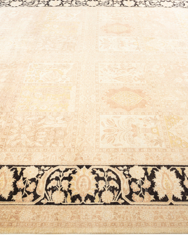 Mogul, One-of-a-Kind Hand-Knotted Area Rug, Ivory, 8' 3" x 10' 5"