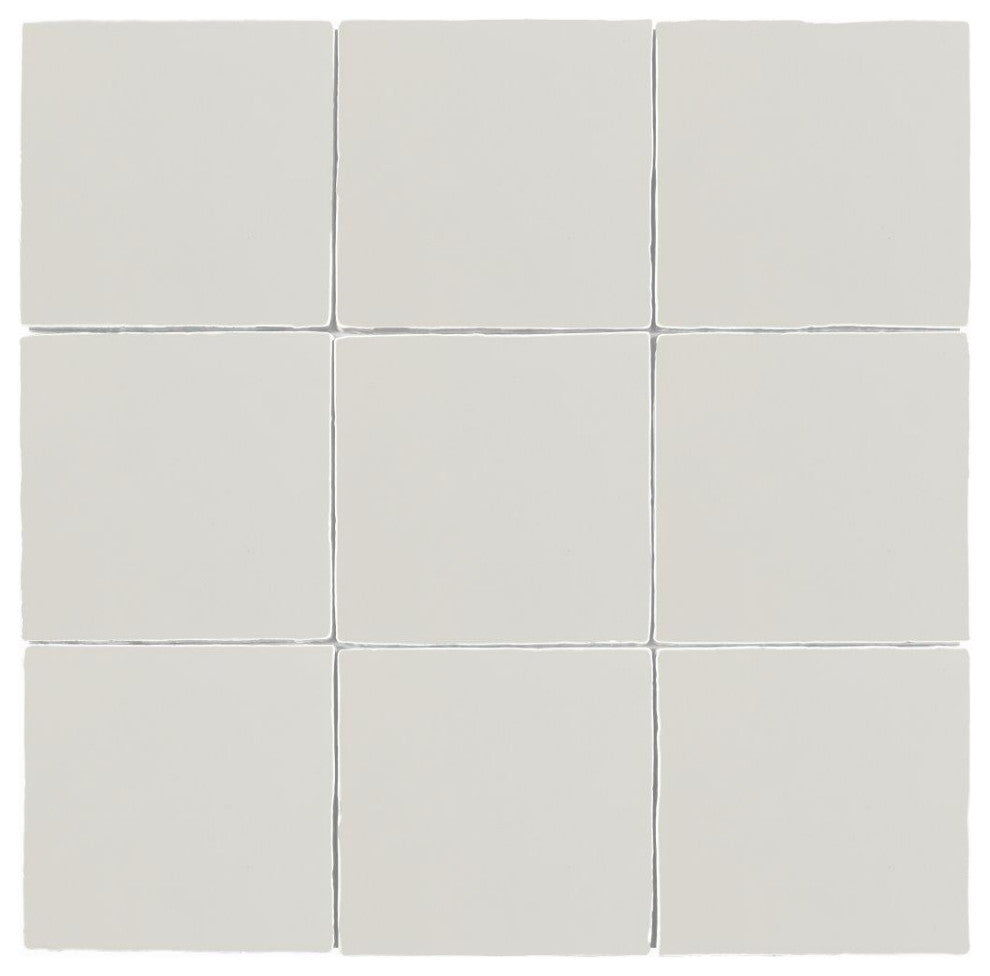 French Glazed Ceramic Tile - Blue, Green, White, Grey, Black, Clay, Grey