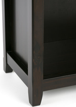 Amherst SOLID WOOD 5 Shelf Bookcase, Hickory Brown