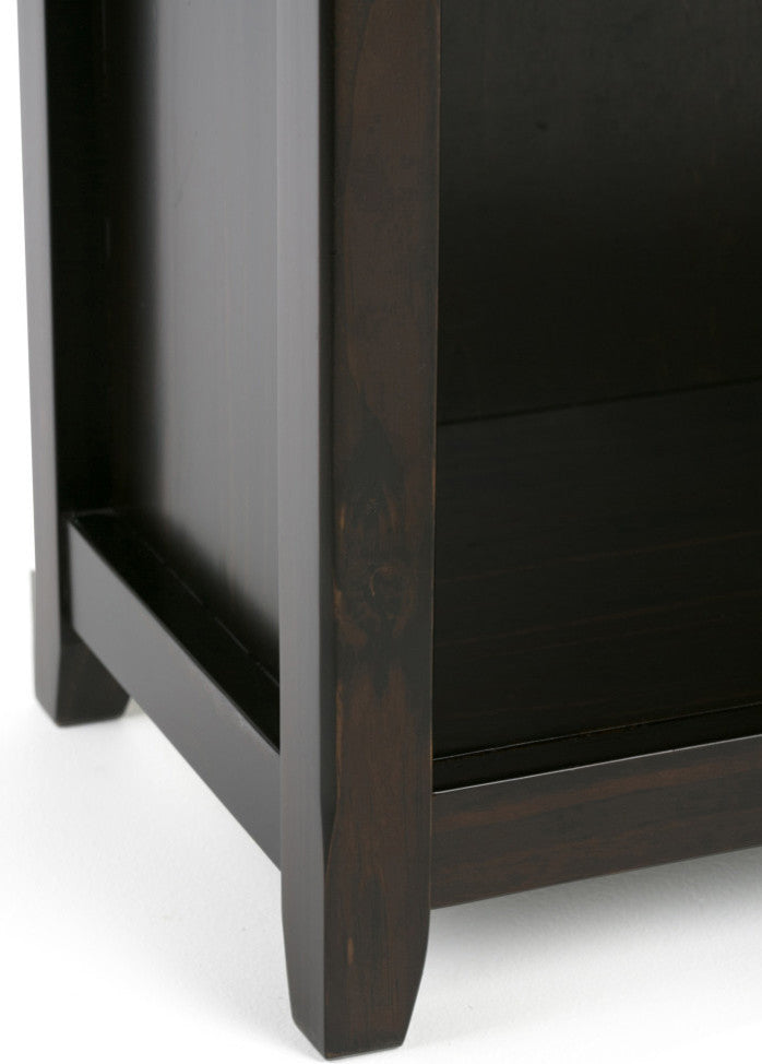 Amherst SOLID WOOD 5 Shelf Bookcase, Hickory Brown
