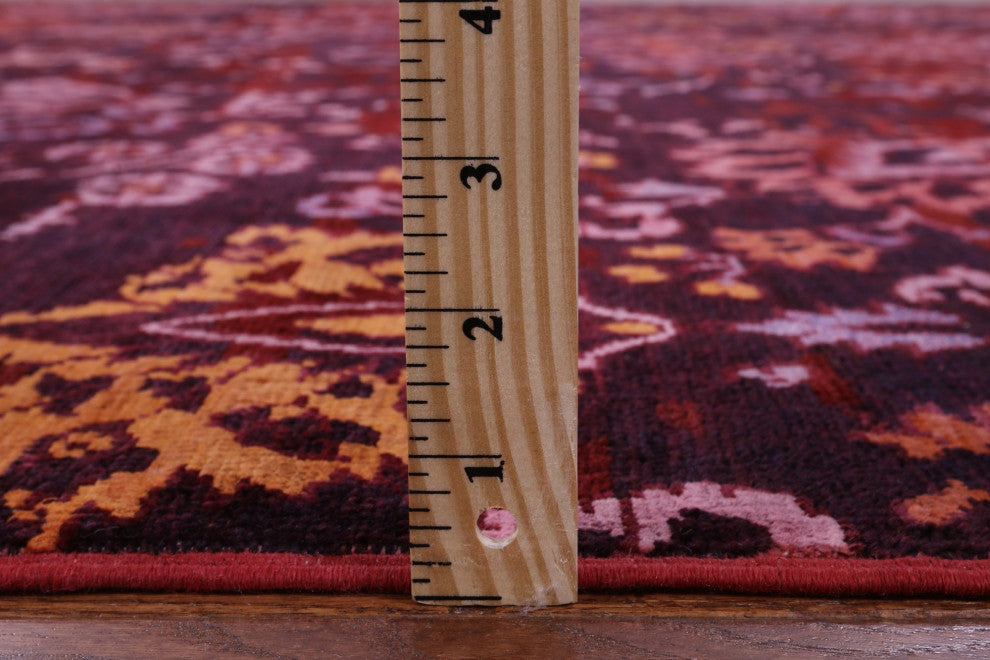 Wool and Silk Modern Hand Knotted Rug 8' 10" X 11' 11" Q9951