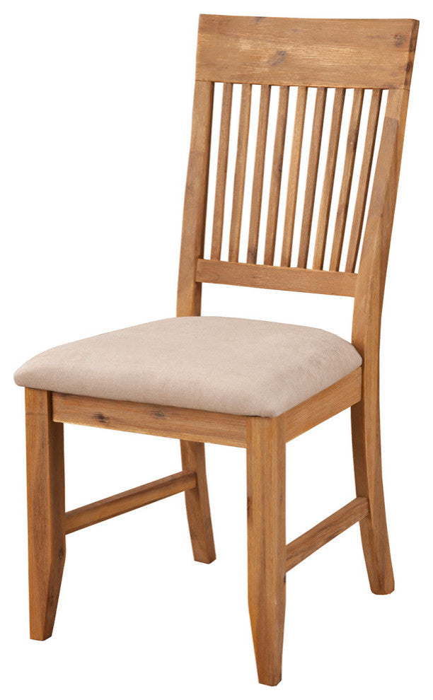Aspen Set of 2 Side Chair, Antique Natural