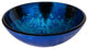 Eden Bath EB_GS63 Vibrant Blue Foil Glass Vessel Sink