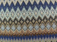 Zipline Navy Blue and Taupe Handmade Luxury Pillow, 20"x36" King