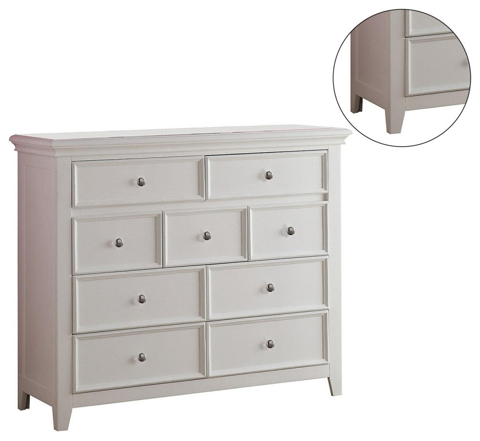 Oversized TV Console, White