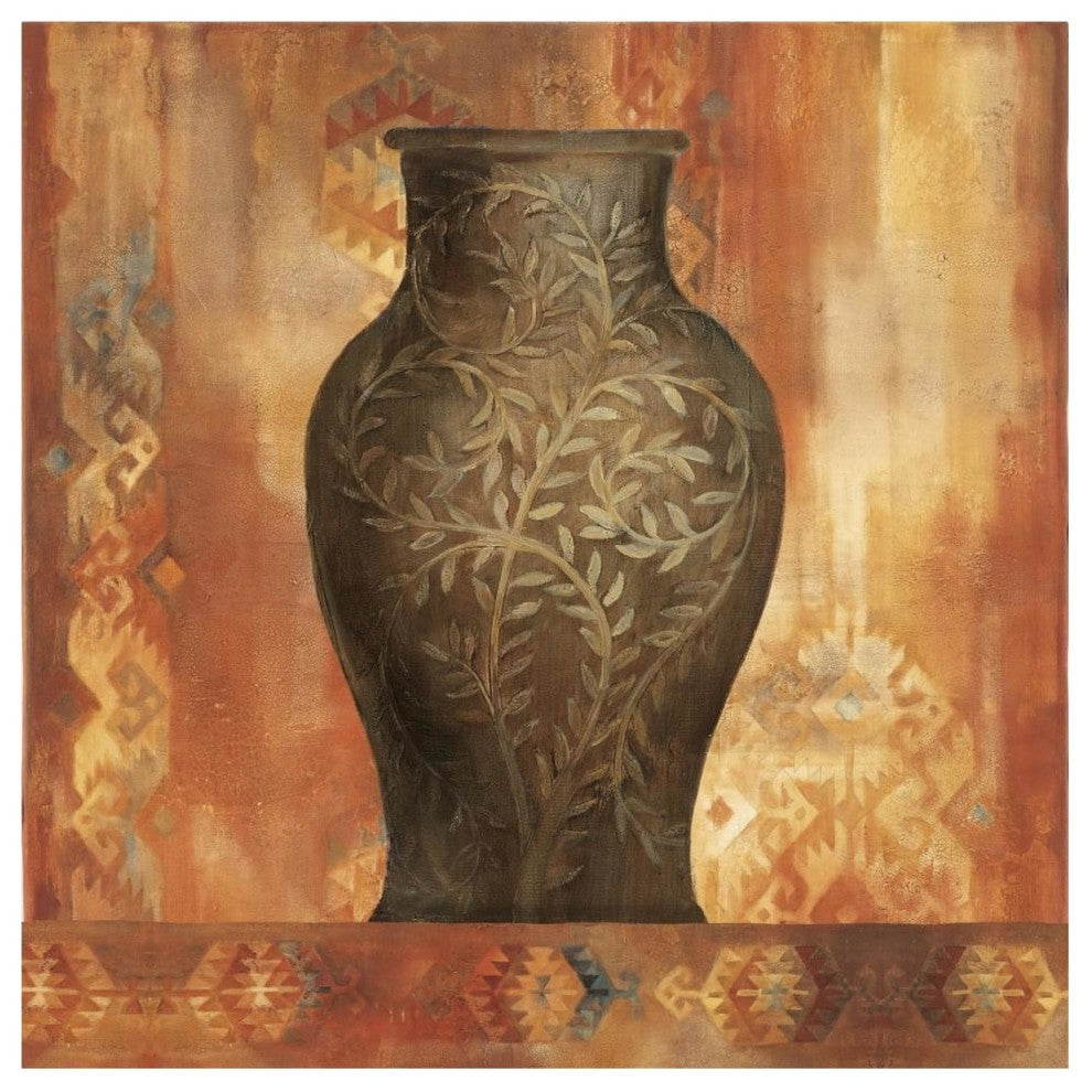 "Desert Sunset Vessel II" Digital Paper Print by Albena Hristova, 20"x20"