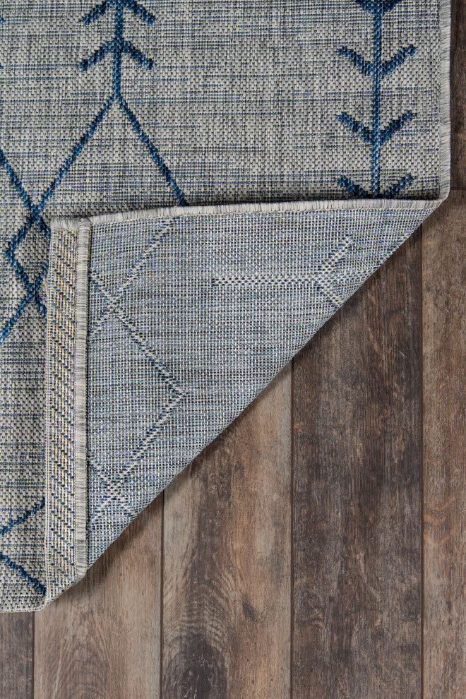 Novogratz by Momeni Villa Polypropylene Indoor Outdoor Rug, Gray, 9'3"x12'6"