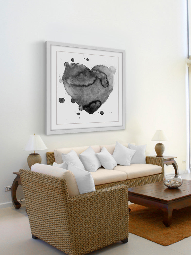 "Heart of Sadness" Framed Art Print