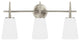 Generation Lighting Lighting 3-Light Driscoll Sconce, Brushed Nickel