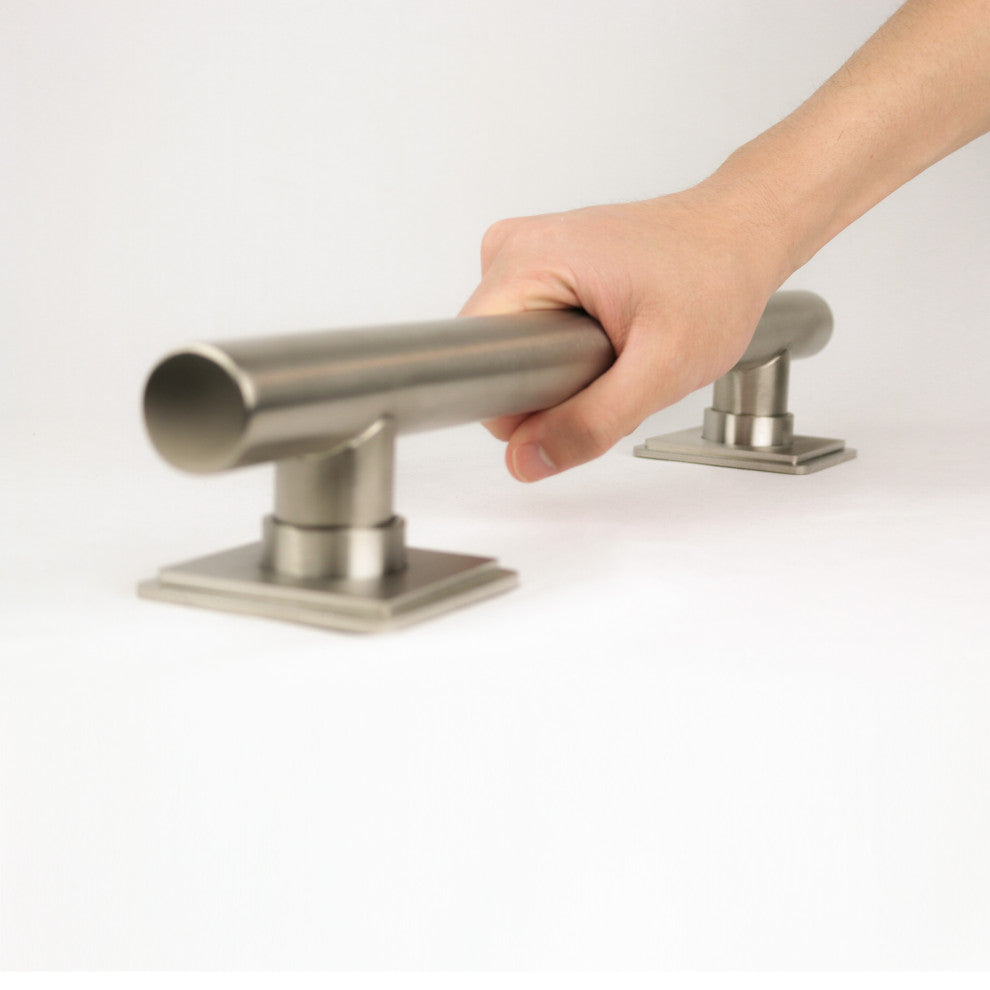 Coronado Designer Straight Bathroom Shower Grab Bar, Satin, 18"