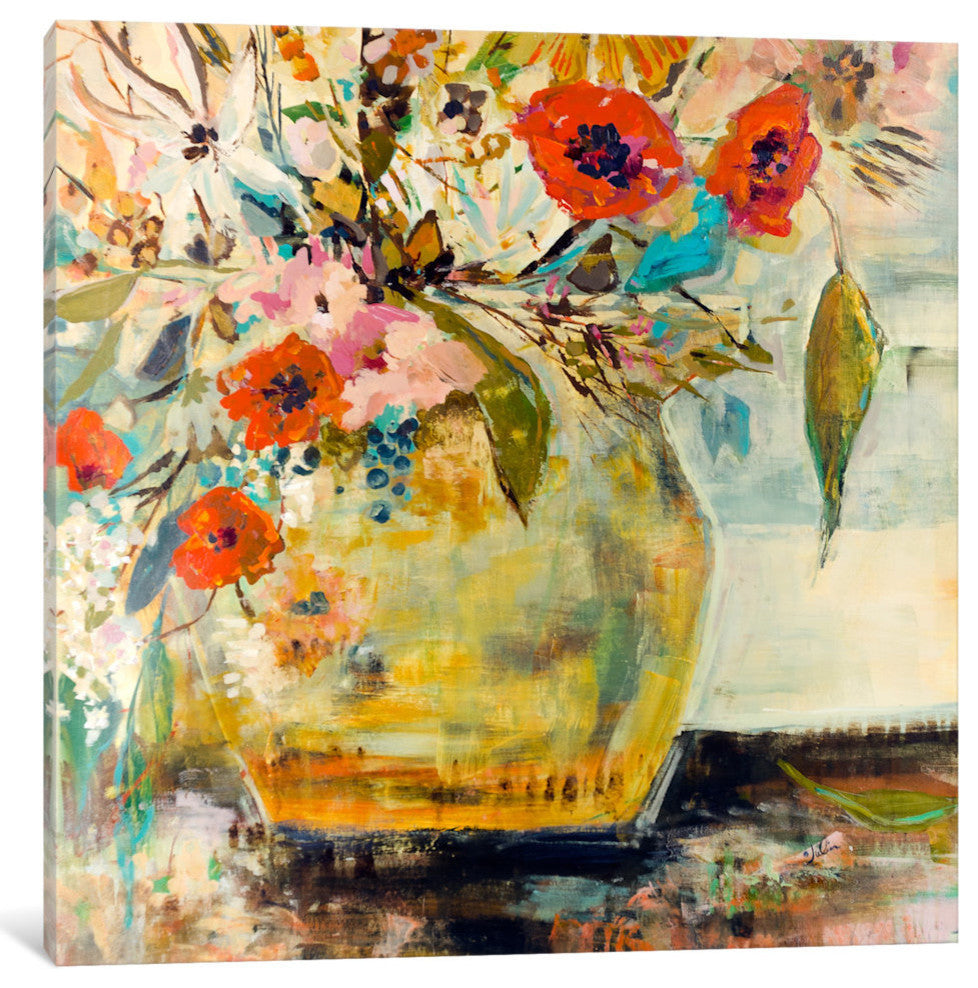 "Poppies and More" by Julian Spencer, 26x26x1.5