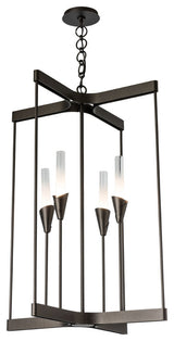 Lilium 4-Light Chandelier, Oil Rubbed Bronze