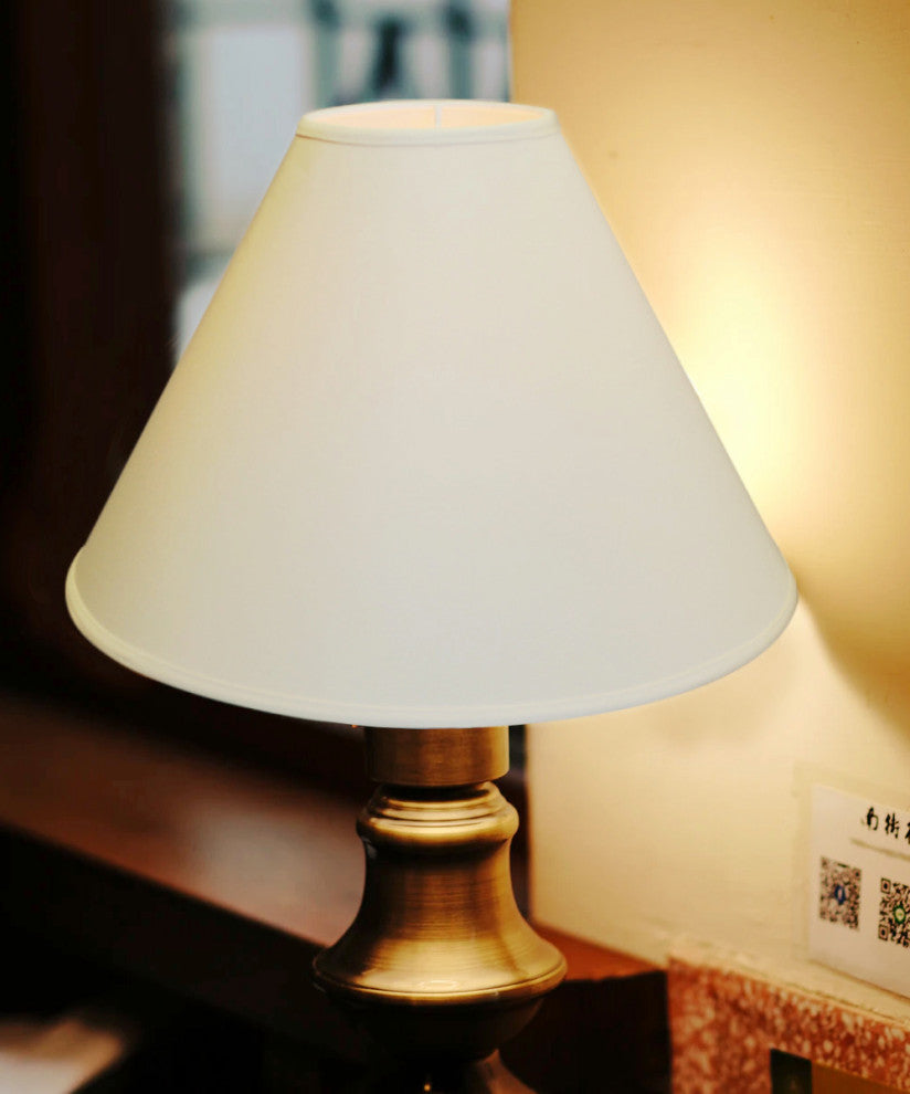 6x18x13 Creme Brulee Eggshell Empire Hard Back Lamp Shade