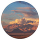 Argentina Mountains With Clouds, African Landscape Disc Artwork, 11"