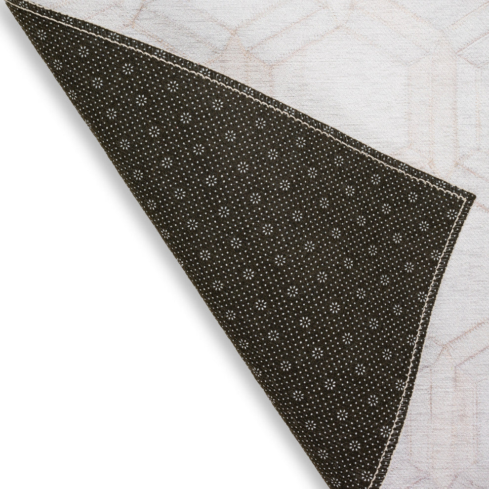 Indoor/Outdoor Stetson SS1 Linen Machine Washable 10' x 10' Round Rug