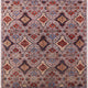 Ahgly Company Indoor Square Mid-Century Modern Area Rugs, 3' Square